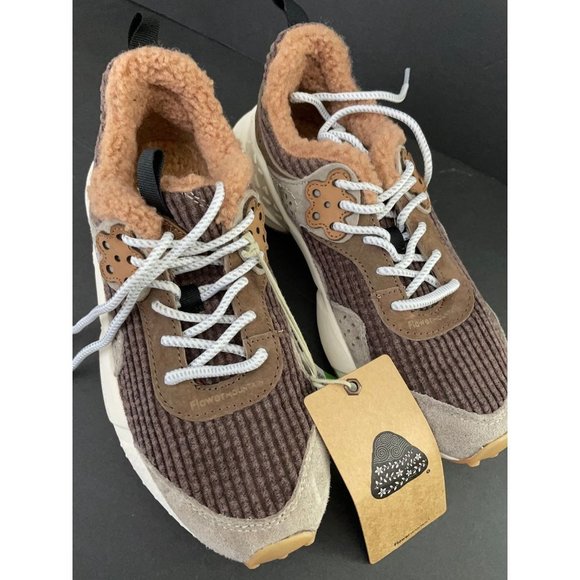 Free People Mens Flower Mountain KOTETSU Sneakers Suede Faux Shearling US 8 41 - Picture 4 of 9